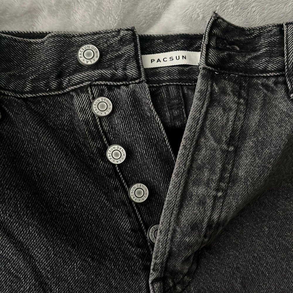 Pacsun black patch jeans size 26